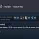 Steam review for God of War on PC reading "Give bloodborne"